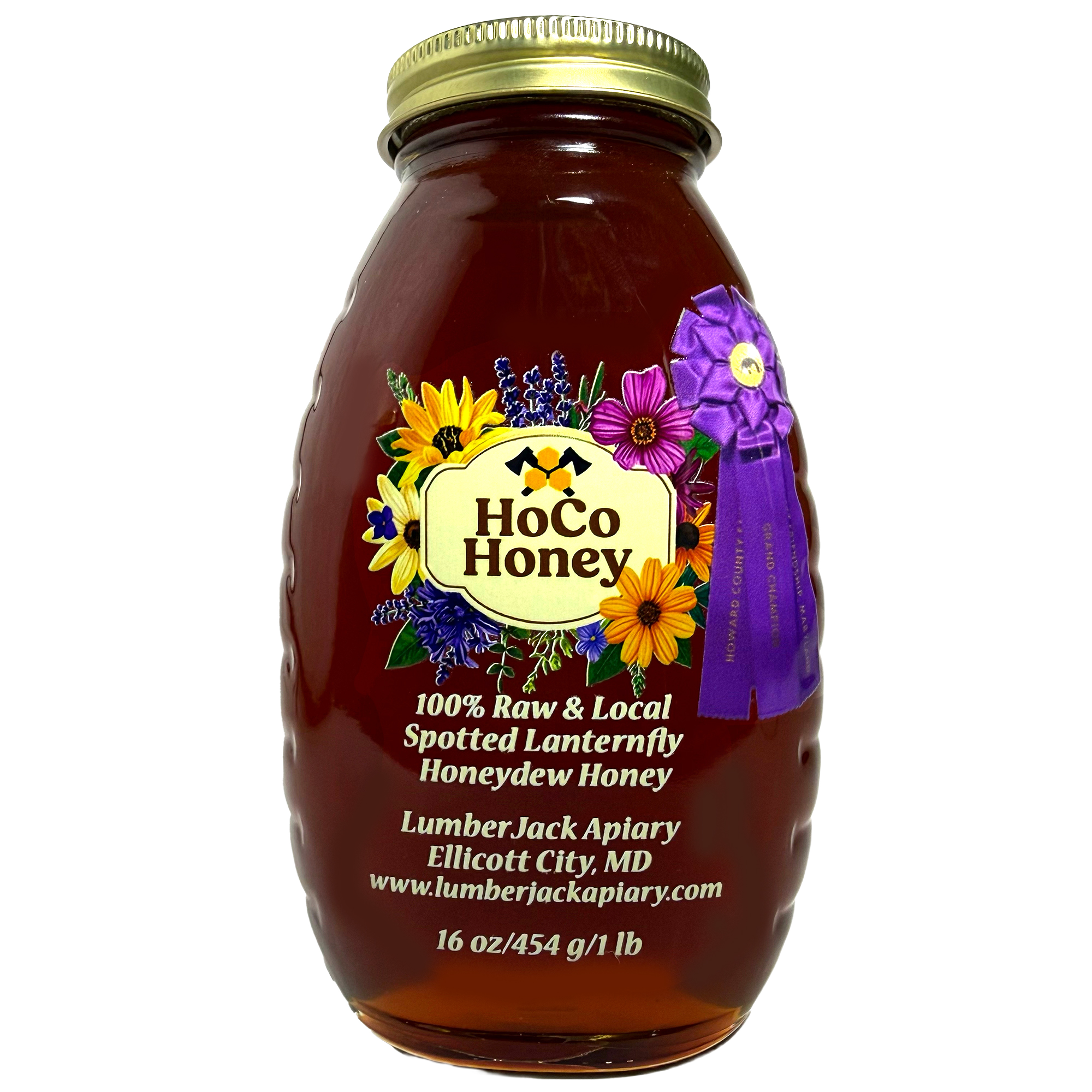 LumberJack Apiary Spotted Lanternfly honey — rare Maryland honeydew honey, Penn State authenticated